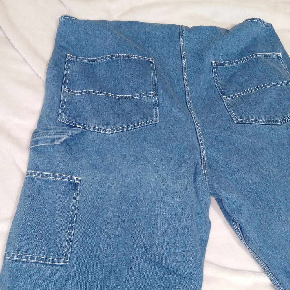 Big Smith Liberty Men’s Overalls Denim Bibs Size 44x30 Carpenter Farmer Chore